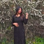 Premium Viscose Chikankari Kurti – Midnight Black | Elegant Ethnic Wear UK