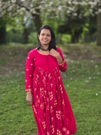 Rani Bloom Mulchanderi Hand Embroidered 2-Piece Set