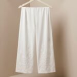 White Chikankari Palazzo | 3.50 OFF BUYING WITH ANY CHIKANKARI KURTI